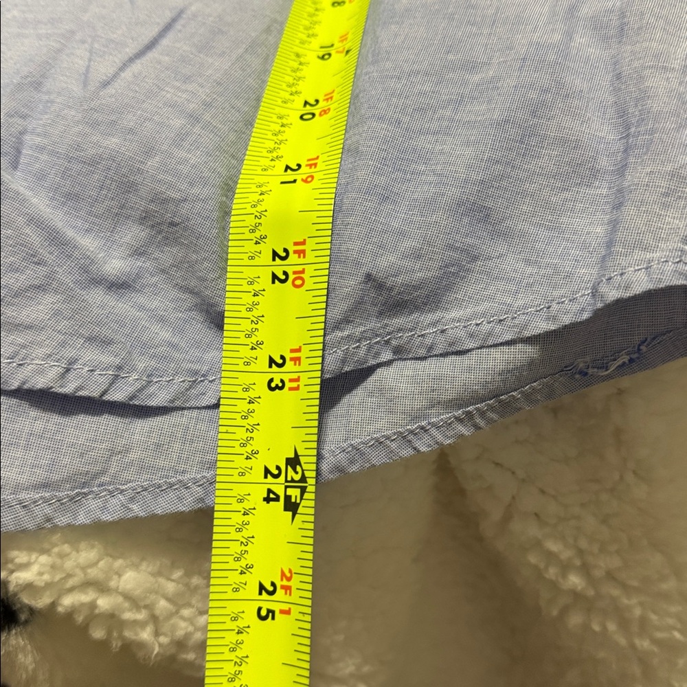 Express Button Down Top (Light Denim) - image 8